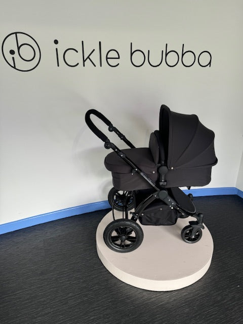 Stomp Luxe 2-in-1 All-Terrain Pram Charcoal Grey – Ickle Bubba