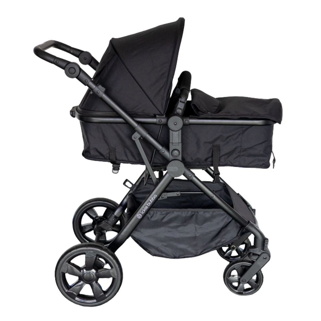 Comet 2-in-1 Pram & Pushchair – Black | Ex Display