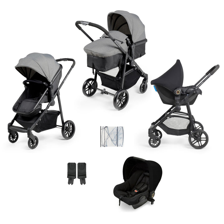 Star 3 In 1 Travel System Pram and Astral Car Seat - As Good As New