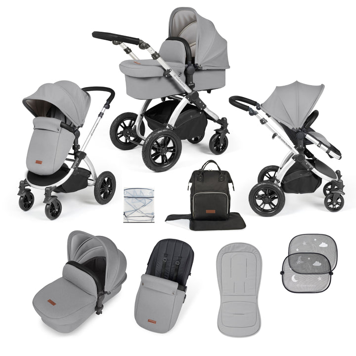 Stomp Luxe 9 Piece Pearl Grey/Silver/Black - Ex Display